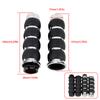 1" 25mm Motorcycle Billet Rubber Hand Grips Enduro Universal Motorbike Accessories For Harley Honda Kawasaki Non-slip Parts