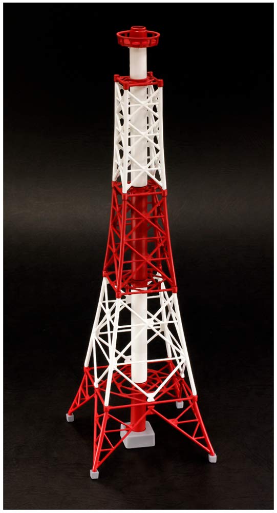 Biroul Primului Ministru Seria Zonă Industrială Coș de Fum Înălțime Totală 280mm Model din Plastic PP081 Aprox.. Non-scale