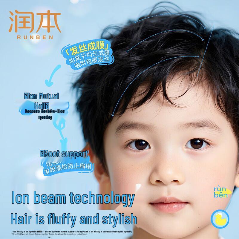 RUNBEN Kids Fluffy Shampoo