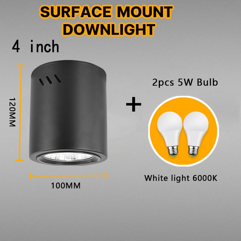 LED Light Modern Home  E27 Bulb Downlight Ceiling Lamp Decor for Room Led 220V  Ceiling LampsE27 Bulb Down Light Fixture 2024