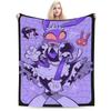 Anime The Amazing Digital Circus Blanket  Travel Flannel Throw Blanket For Couch Chair Sofa Bed Super Soft Bedspread Gift