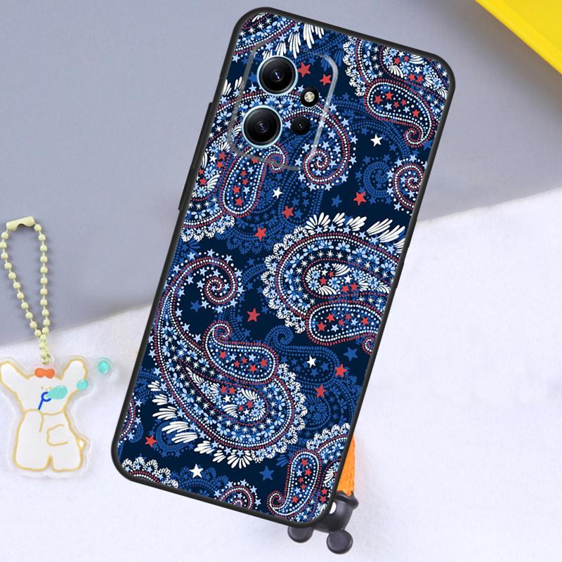 

Bandana Seamless Pattern Case For Xiaomi Redmi Note 13 9 10 11 12 14 15 Pro Plus Cover For Redmi 15 C 14C 10C 12C 13C Redmi Note 15 Pro 5G