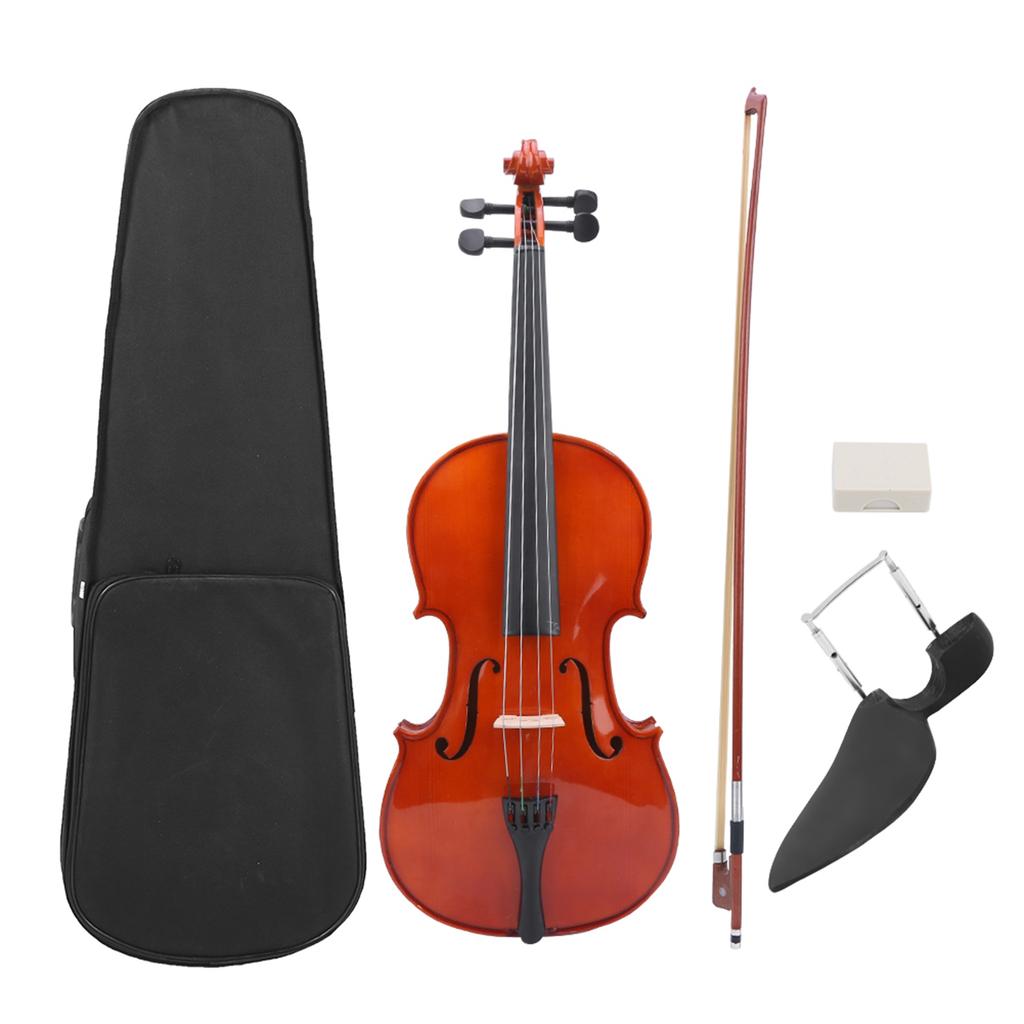 Viola Beginner with Bow Case Rosin Natural Color Stringed Instrument VA?35 16 Inch