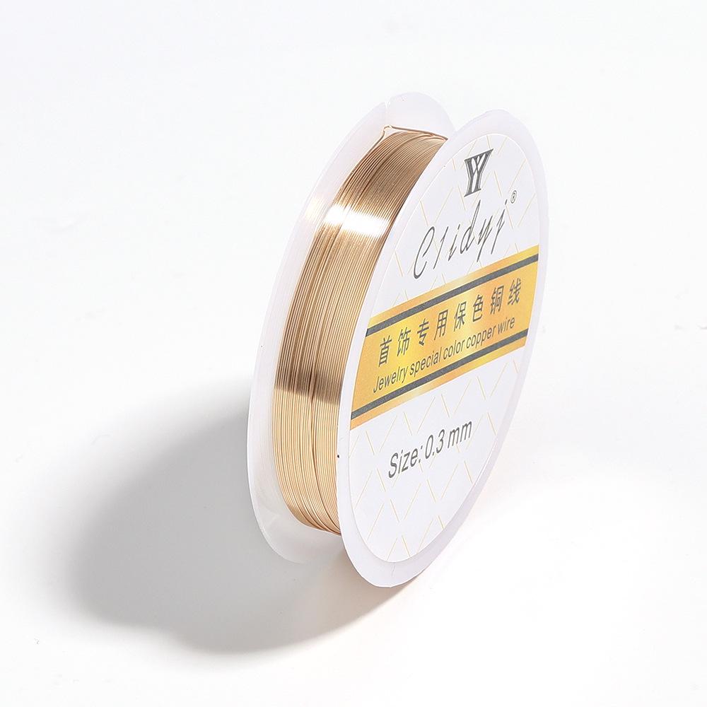 Color-Preserving Anti-Oxidation Copper Jewelry Wire for Handcrafted Beading and Accessories