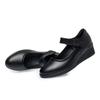 Mom Shoes Women Anti Slip Spring Casual Genuine Leather Women Shoes Big Size Wedge Women Shoes