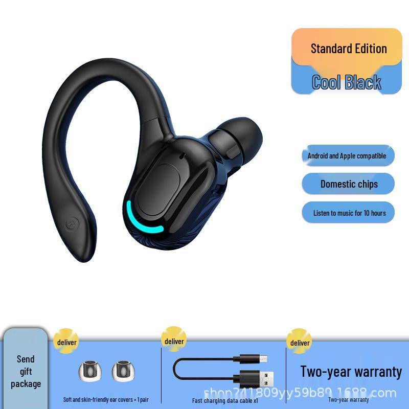 F8 Sports Ear-hook Wireless Bluetooth Headphones: Waterproof, Long Standby, Heavy Bass, Bluetooth 5.2