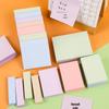 Morandi Color Sticky Notes - Tearable Student Stationery Index Tabs & Message Memo Pads