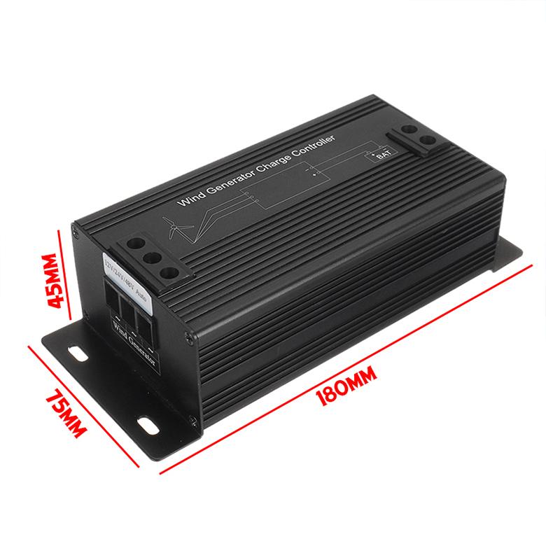 12V/24V/48V High Efficiency IP50 Waterproof Wind Turbines Generator Charge Controller Regulator Outdoor Wind Generator