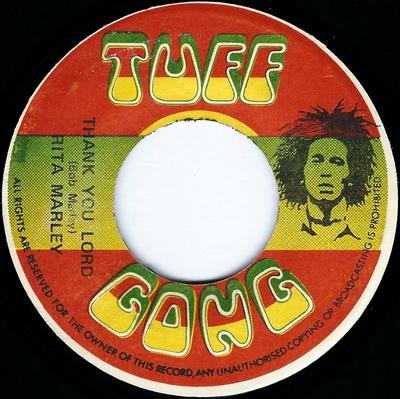 7inch Record RITA MARLEY  Thank You Lord NONE Tuff Gong Jamaica Reggae Ska  Dub Used