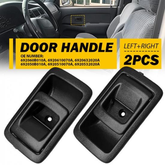 2X Black Interior Inner LH & RH Door Handles for 1996-04 Toyota 4RUNNER Tacoma N