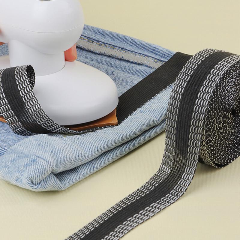 5/1M Self-Adhesive Pants Edge Shorten Paste Hemming Iron On Pants For Jeans Clothes Length Shorten Tape DIY Sewing Accessories
