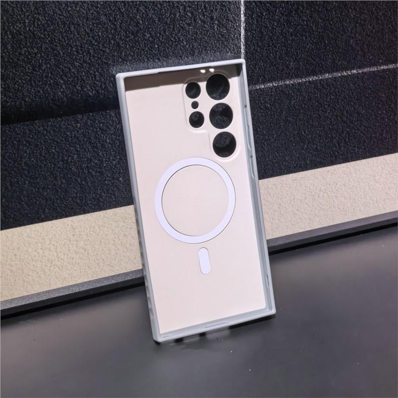 Phone Case For Samsung Galaxy S26 S25 S24 S23 S22 Plus Ultra Matte Shockproof For Magsafe Wireless Charge Magnetic Cover