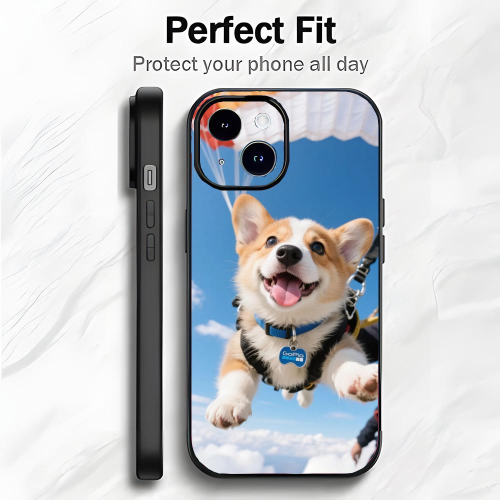 Cute and funny corgi dog Phone Case Phone Case Soft Packaging Lightweight For iPhone17 16 15 14 13ProMax