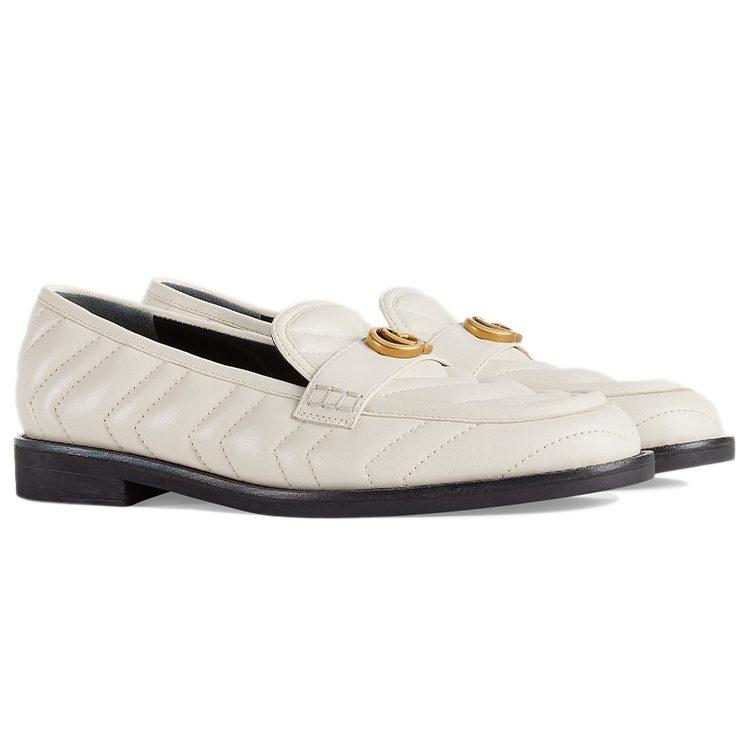 Gucci Marmont Matelasse Loafer White Women's 670399 BKO60 9022