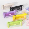 New Large Capacity Transparent Pencil Case Stationery Supplies Aesthetic Pen Bag Girl Pencil Pouch School Supplies