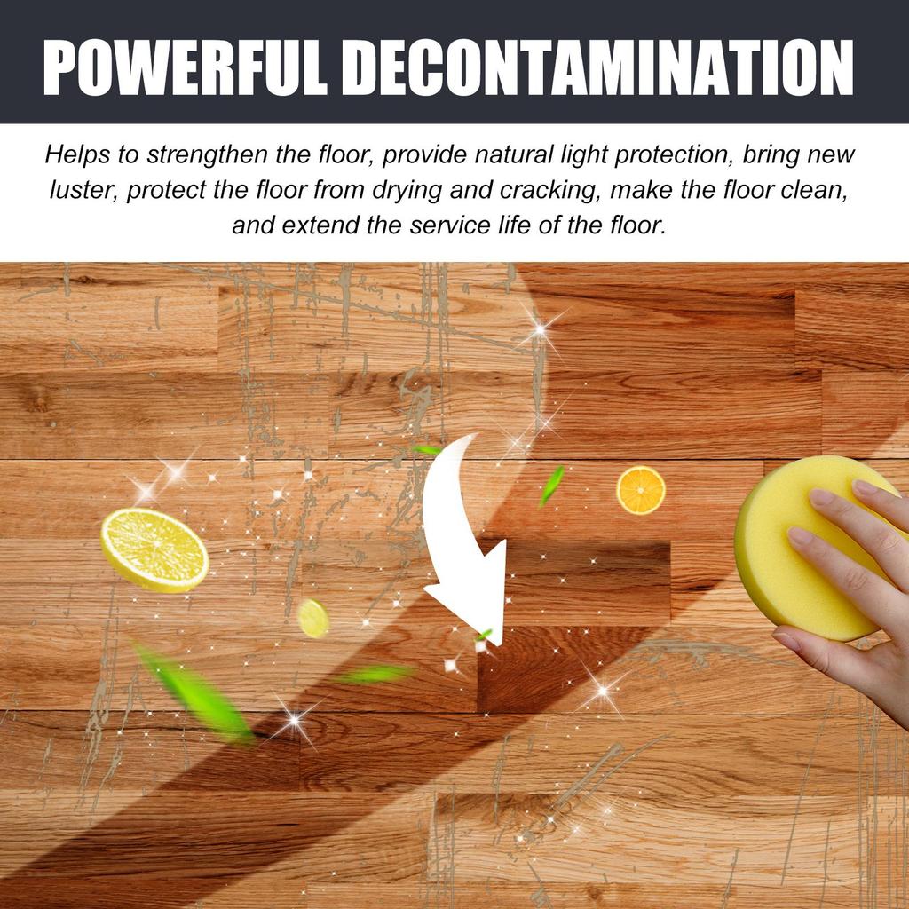 Jakehoe Floor Cleaner Wood Floor Marble Floor Powerful Stain Remover Brightening and Polishing Cleaner
