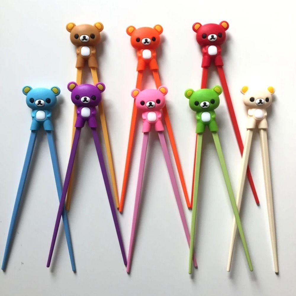 

Silicone Chopsticks Learning Aid Multi-color Chopsticks Training Tools Kids жёлтый