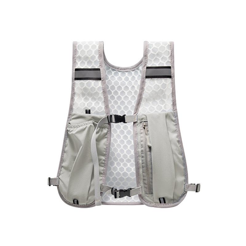 For Biking Running Storage Vest Lightweight Running Vest Reflective Hydration Water Chest Pack With Phone Storage Pocket