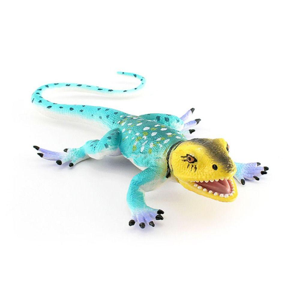 Statue Simulation Wild Reptile Model Handmad Reptile Amphibious Figurines  Children Toys