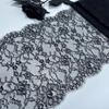 3m X 23cm French Chantilly Lace, Non-stretch Eyelash Lace Fabric for Sewing, Bra, Underwear, Lingerie, Dress, Garment, Crafting