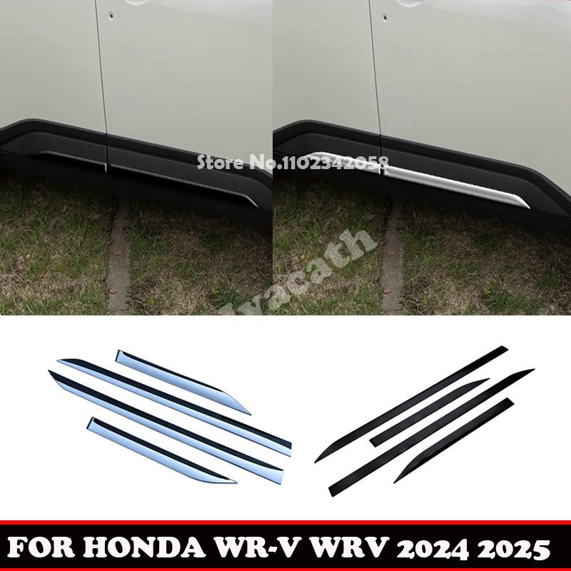 For HONDA WR-V WRV DG5 series 2024 2025 ABS Side Door Body Molding Line Cover Door Body Anti-scratch Strips Exterior Decorate