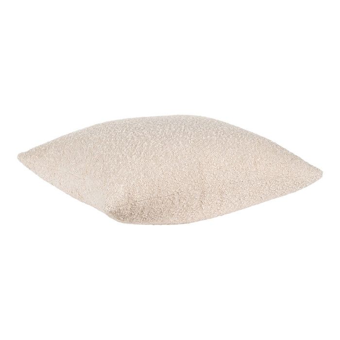 Savannah coussin bouclé 45x45cm beige.