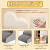 Eize Dog 2 Removable 30cm High Stairs, Steps, Gray, Non-Slip, Washable, Cover, (2 Steps)