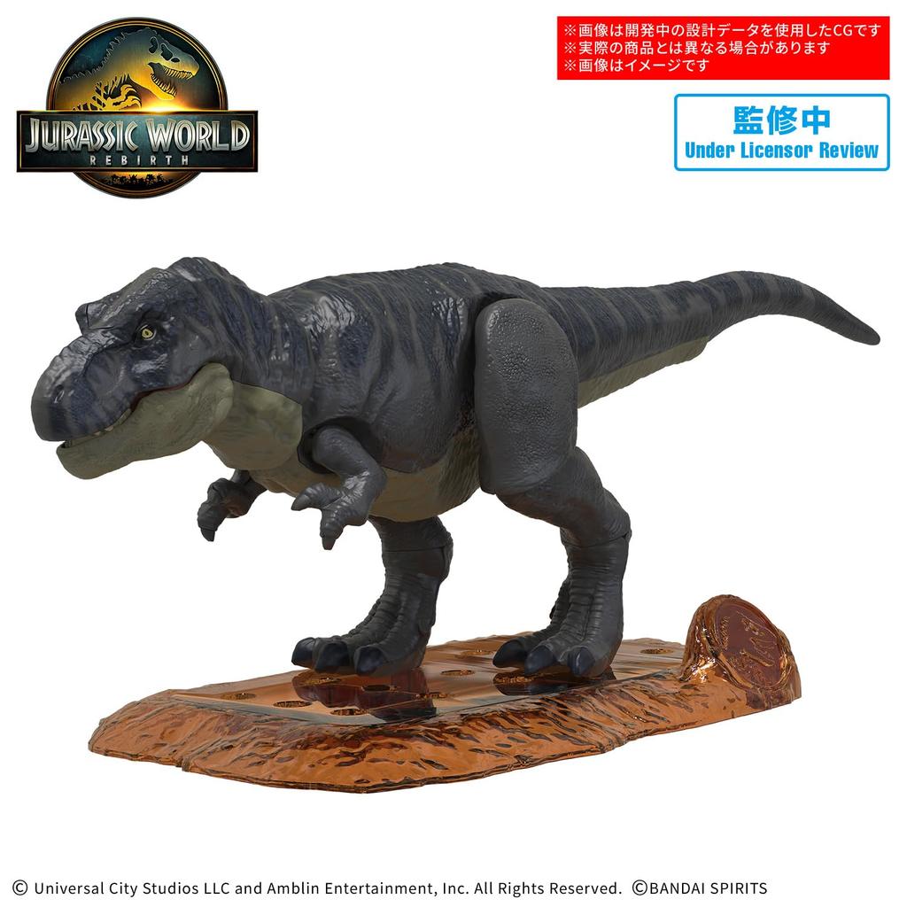 BANDAI SPIRITS Resurrection of the Planosaurus JURASSIC WORLD Plastic Model "Jurassic World Earth" T-Rex Pre-Colored