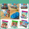 Cocomelon Drawstring Bag Backpack For Kids Featuring Stain-resistant Non-woven Fabric