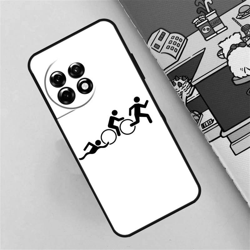 Triathlon Tri Life Case For OnePlus 12R 12 11 10 9 Pro 10R 9R 8T 10T Nord 3 2 CE 4 Lite N10 N20 N30 Back Cover