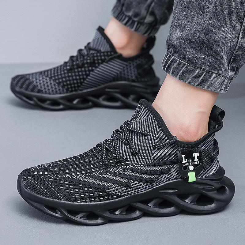 

Чоловічі повсякденні кросівки з повітряною подушкою та сіткою Flyknit, весна 2024 42
