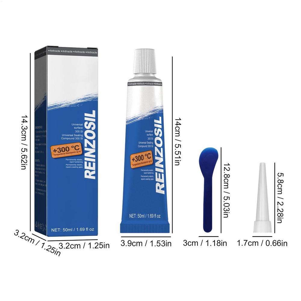 

50ml Car Engine Gasket Adhesive Sealant High Temp Gasket Sealant Resistant Gasket-Free Glue Mechanical Equipment Crevice Filler