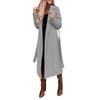 Cappotto Trench Lungo da Donna con Opzioni di Colore Multiple, Capospalla Elegante per Autunno e Inverno