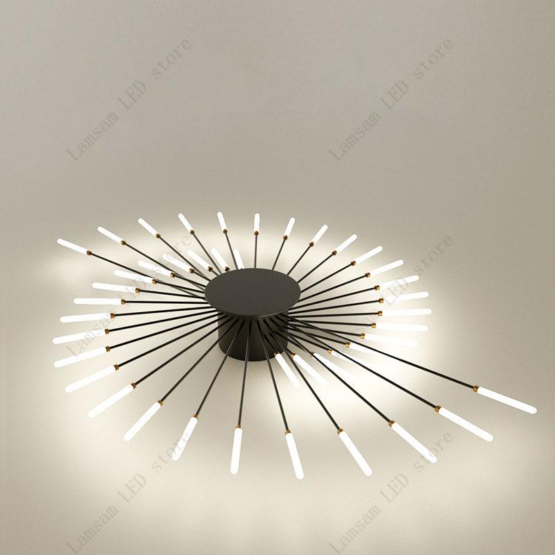 LED Firework Ceiling Lamp Creative Unique Design A.C. Powered 85-265V for Living Room Bedroom Hotel Hall