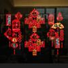 Blessing Words 2025 Spring Festival Window Stickers Spring Festival Supplies  For Door Window