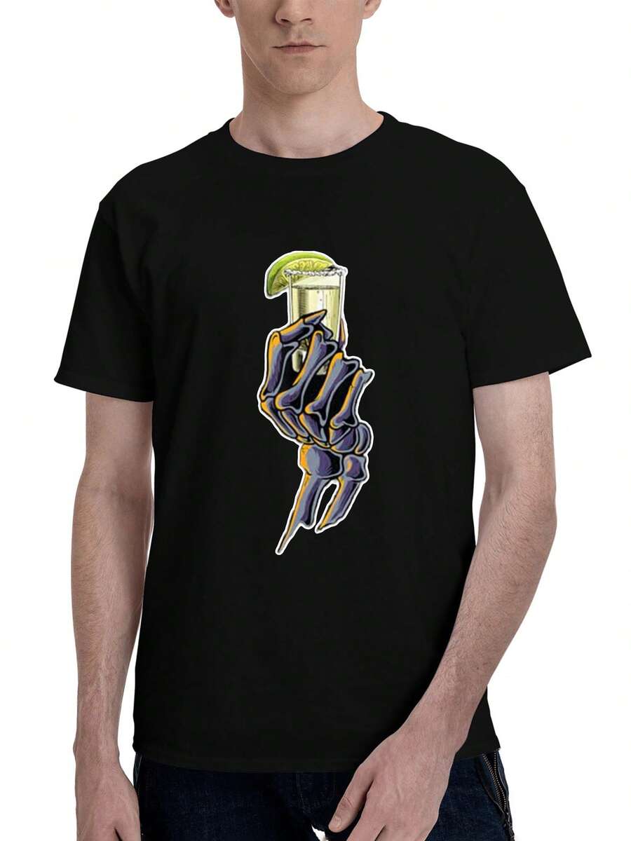 

Unisex s T-Shirts Ghost Hand Holding Drink, Breathable M