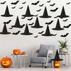 Halloween Witches Hat 12 Pieces Spooky Halloween Decorations With Bats Witch Hat Set With 164Ft Nylon Cord For Indoor Outdoor
