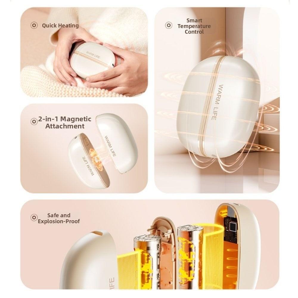 Rechargeable Magnetic Suction Warmer Magnetic Suction Hand Warmer  Pocket Use