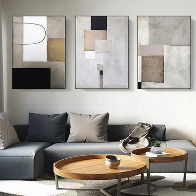Abstract Vintage Geometric Canvas Paintings Minimalist Poster and Print Wall Art Pictures for Office Home Cuadros Decoration