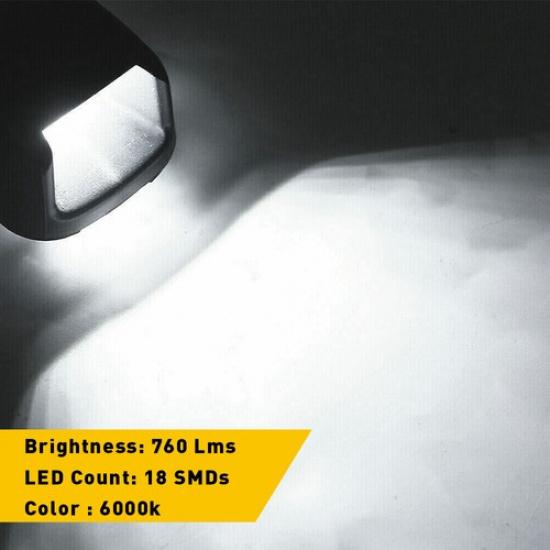 Fit Nissan Frontier 1 License Light Pair Rear Plate Housing Bumper Lamp Cover