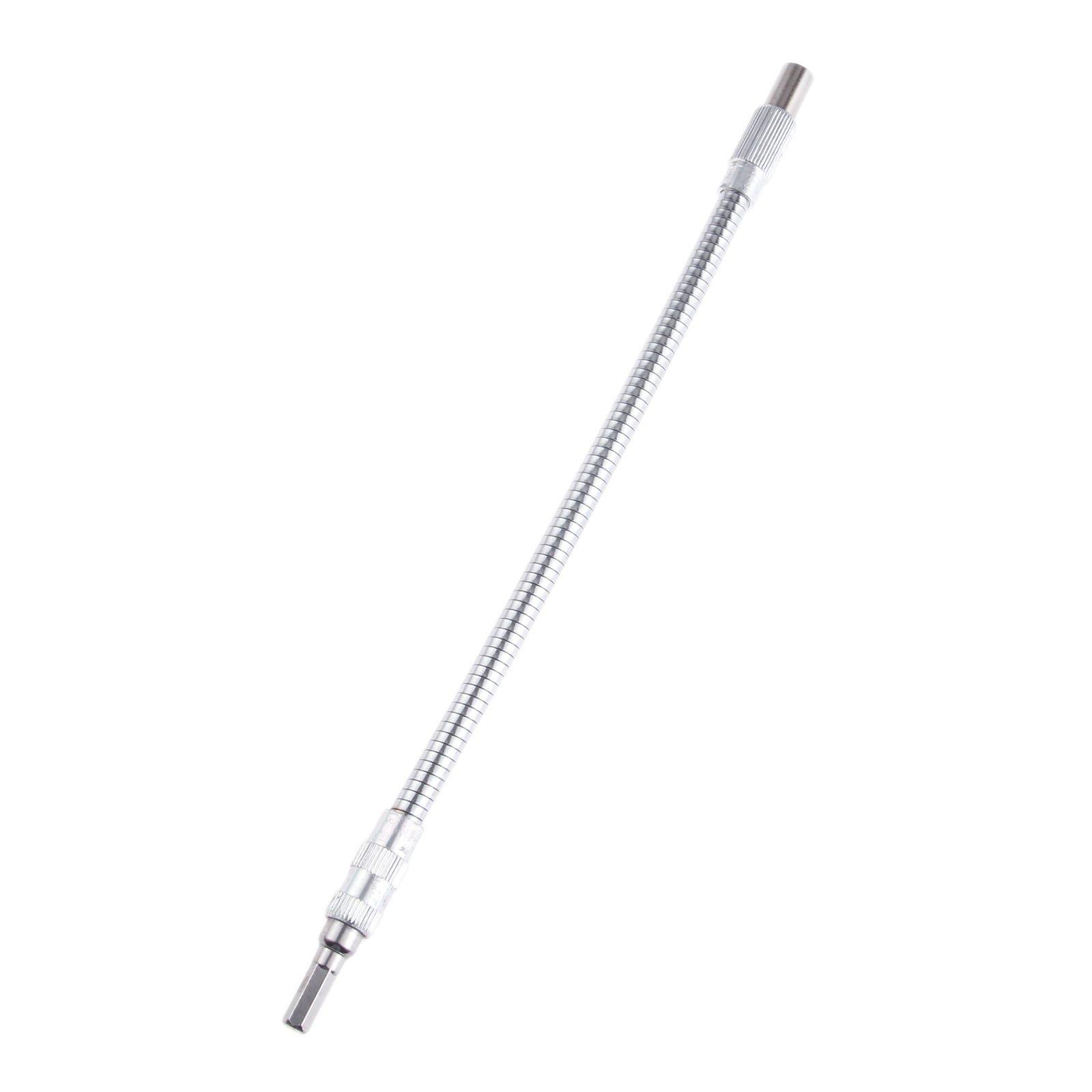 

Flexible Shaft Electric Hexagonal Driver Drill Durable Connection Holder Silver 30cm