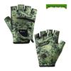 Spring & Summer Breathable Sun Protection Fishing Gloves - Anti-slip, Three-Fingerless, Thin Ice Silk, Wear-resistant Outdoor Angling Gloves