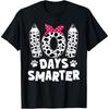 Dog Happy 101 Days School Teacher Student 100 Days Smarter T Shirt
