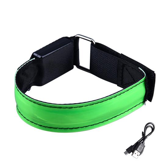 Portable Glowing Armband Super Bright Wear Resistant Adjustable Tightness LED Armband for Running