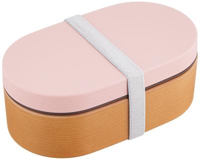 Showa Lunch Rice Wood Oval Clean Made in Japan 4979541 Kutu, Yapışmaz, Tahıl, Reçine, Bento, Pembe, Kaplama, Mikrodalga/Bulaşık Makinesinde Yıkanabilir, 600ml, Erkek