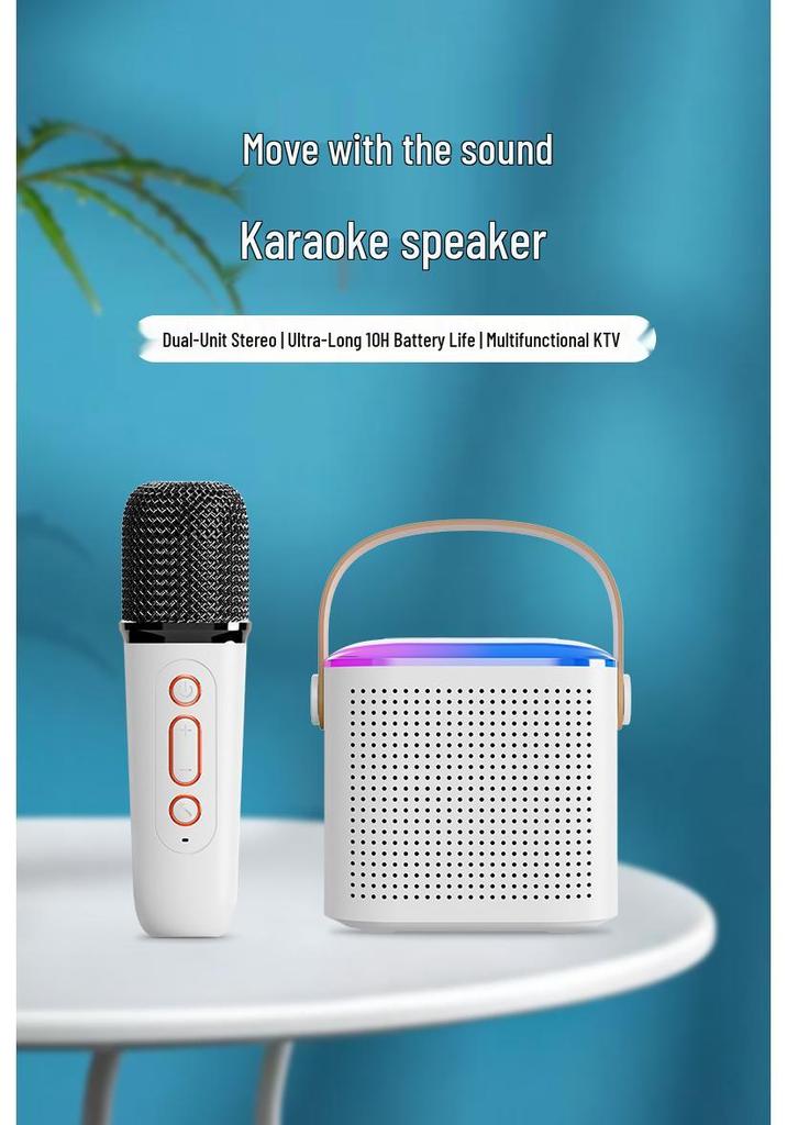 Y1 Wireless Bluetooth Outdoor Portable Speaker with Karaoke Mic