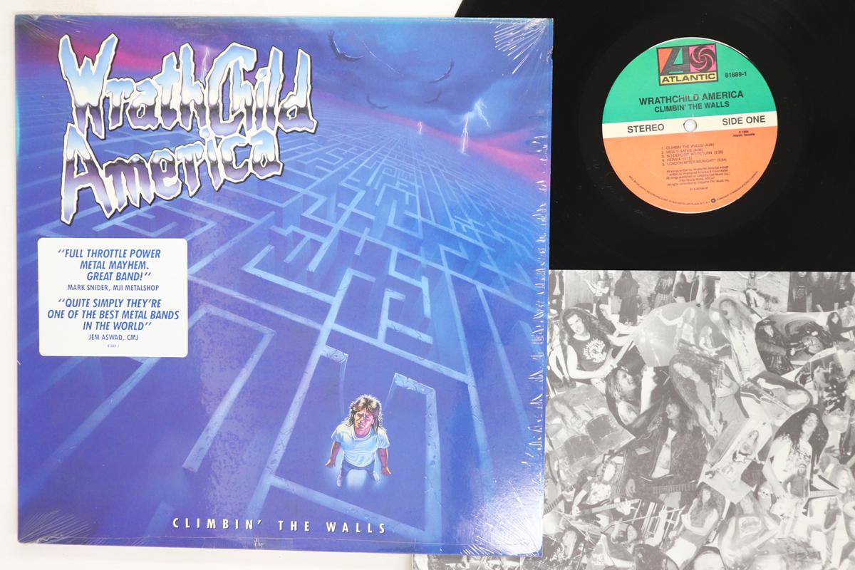 LP Record WRATHCHILD AMERICA  Climbin The Walls 818891 ATLANTIC 1989 US Metal Used