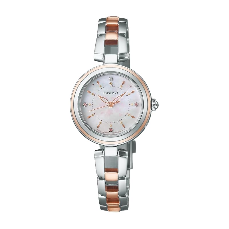 

[Seiko Watch] watch seiko selection 2025 SAKURA Blooming Limited Edition SWFH142 ladies silver & pink gold