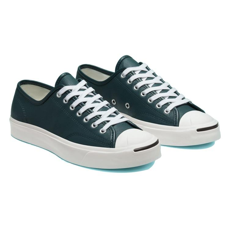 Converse Seasonal Color Leather Jack Purcell 'Green White' Men's 166726C