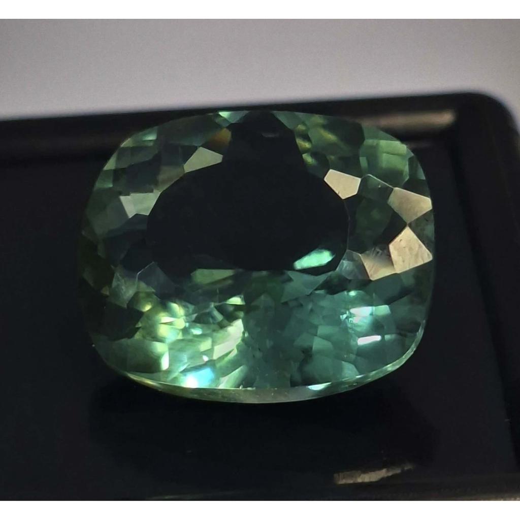 Natural Green Sapphire 8-10 Ct Cushion Cut Certified Beautiful Loose Gemstone